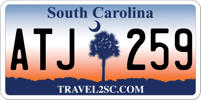 SC license plate ATJ259