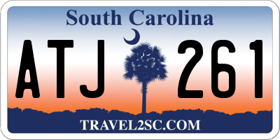 SC license plate ATJ261
