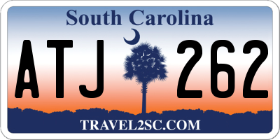 SC license plate ATJ262