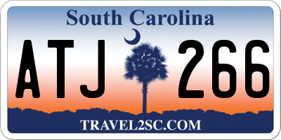 SC license plate ATJ266