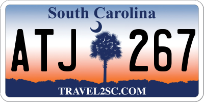 SC license plate ATJ267