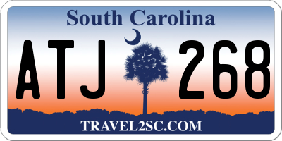 SC license plate ATJ268