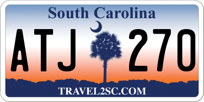 SC license plate ATJ270