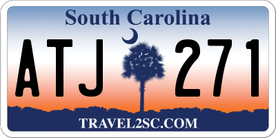 SC license plate ATJ271