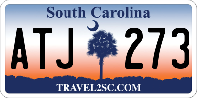 SC license plate ATJ273