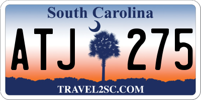 SC license plate ATJ275