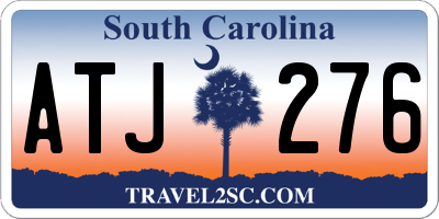 SC license plate ATJ276