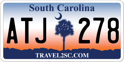 SC license plate ATJ278