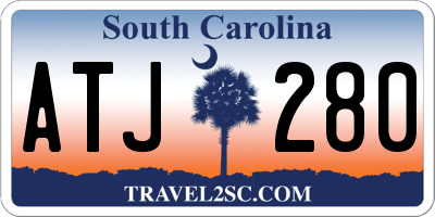 SC license plate ATJ280
