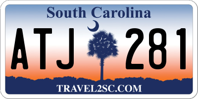 SC license plate ATJ281