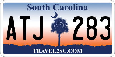 SC license plate ATJ283
