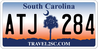 SC license plate ATJ284