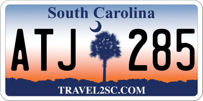 SC license plate ATJ285
