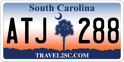 SC license plate ATJ288