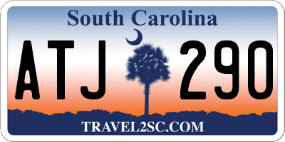 SC license plate ATJ290