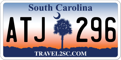 SC license plate ATJ296