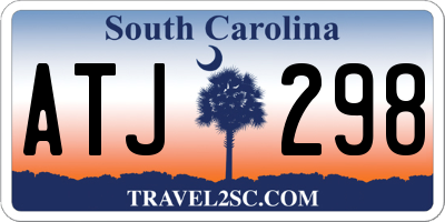 SC license plate ATJ298