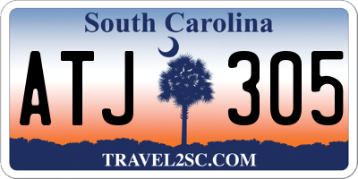 SC license plate ATJ305