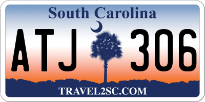 SC license plate ATJ306