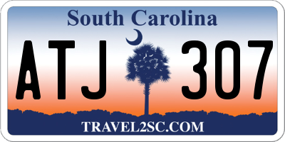 SC license plate ATJ307