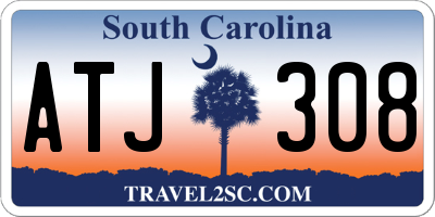 SC license plate ATJ308