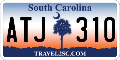 SC license plate ATJ310