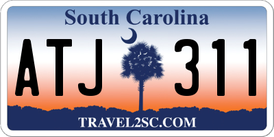 SC license plate ATJ311