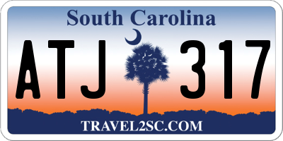 SC license plate ATJ317