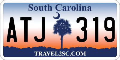 SC license plate ATJ319