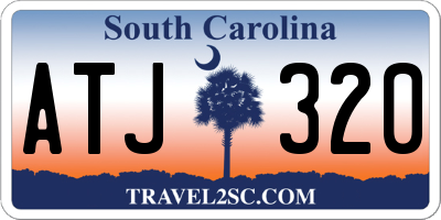 SC license plate ATJ320