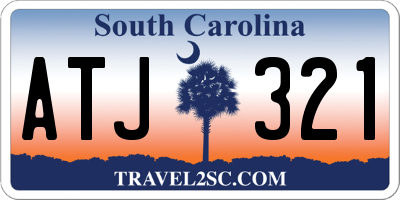SC license plate ATJ321