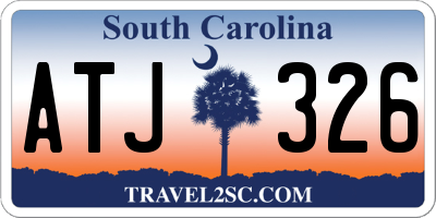 SC license plate ATJ326