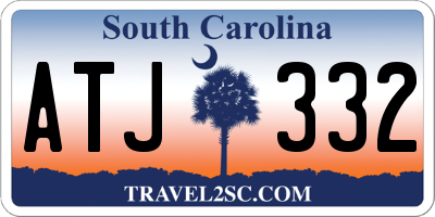 SC license plate ATJ332