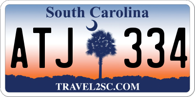 SC license plate ATJ334