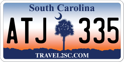 SC license plate ATJ335