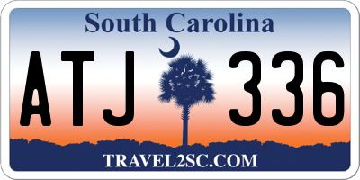SC license plate ATJ336