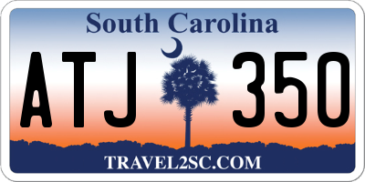 SC license plate ATJ350