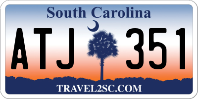 SC license plate ATJ351