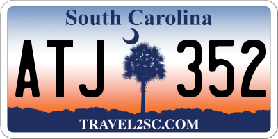 SC license plate ATJ352