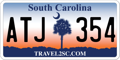 SC license plate ATJ354