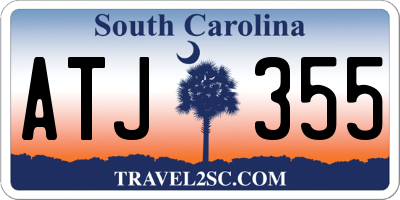 SC license plate ATJ355