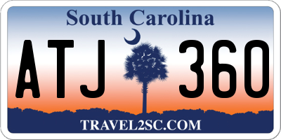 SC license plate ATJ360