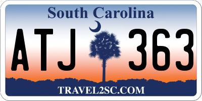 SC license plate ATJ363