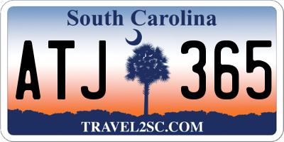 SC license plate ATJ365