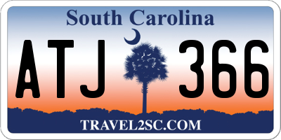 SC license plate ATJ366