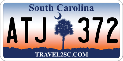 SC license plate ATJ372
