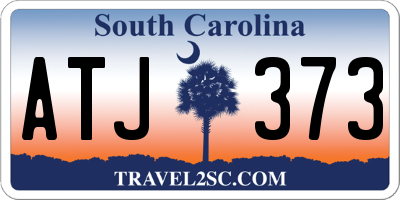 SC license plate ATJ373