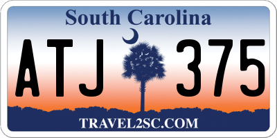 SC license plate ATJ375