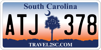 SC license plate ATJ378