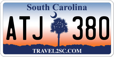 SC license plate ATJ380